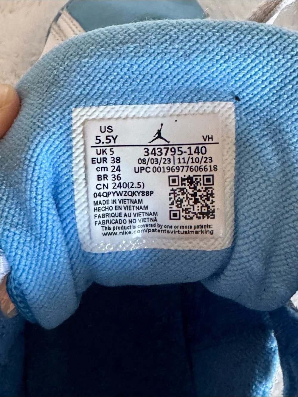 Air Jordan True Flight in the 